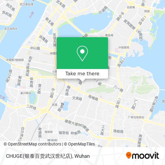 CHUGE(银泰百货武汉世纪店) map