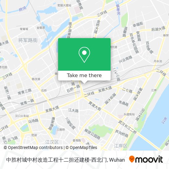 中胜村城中村改造工程十二担还建楼-西北门 map