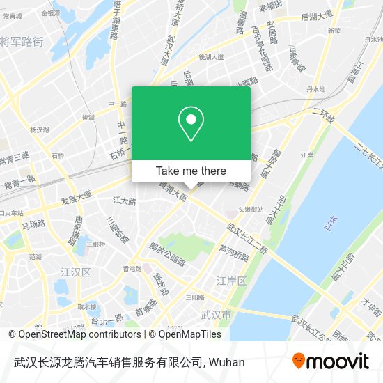 武汉长源龙腾汽车销售服务有限公司 map