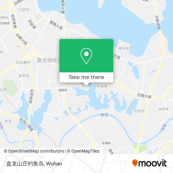 盘龙山庄钓鱼岛 map