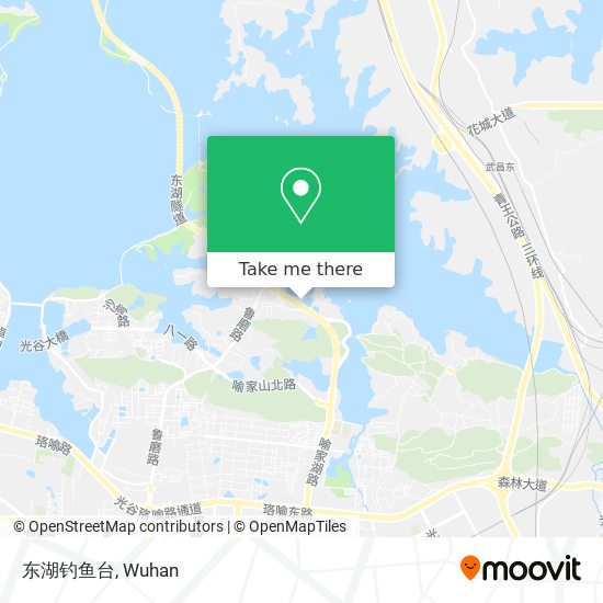 东湖钓鱼台 map