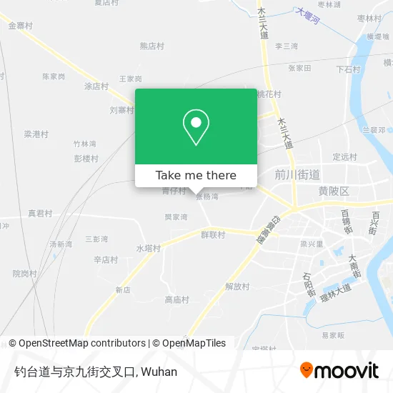 钓台道与京九街交叉口 map
