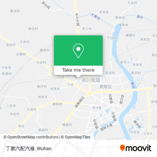 丁鹏汽配汽修 map