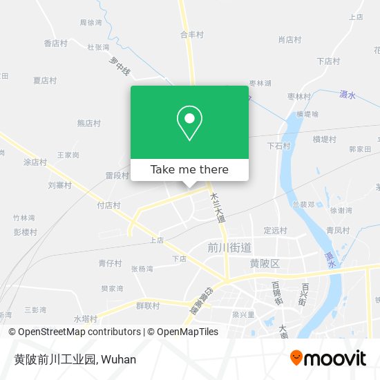 黄陂前川工业园 map