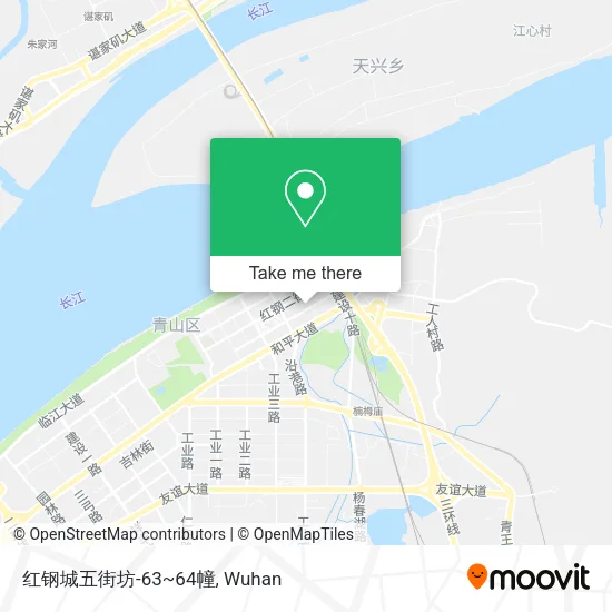 红钢城五街坊-63~64幢 map