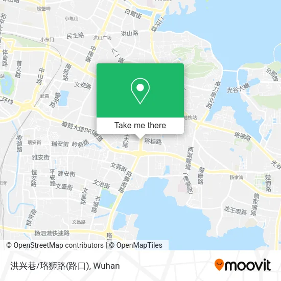 洪兴巷/珞狮路(路口) map
