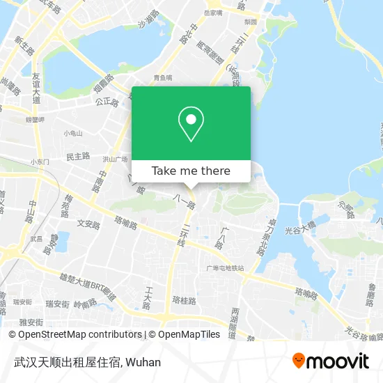 武汉天顺出租屋住宿 map