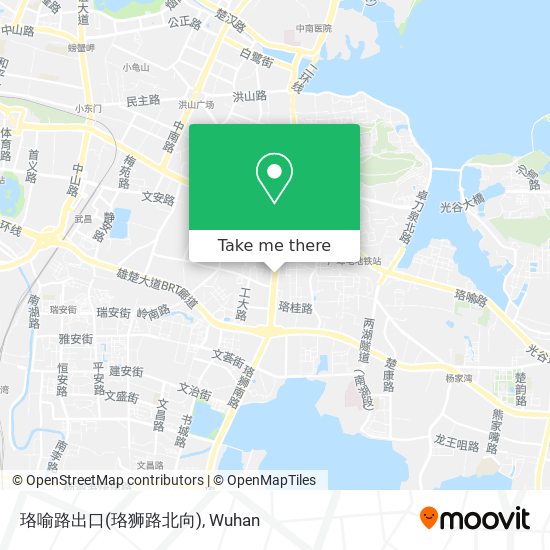 珞喻路出口(珞狮路北向) map