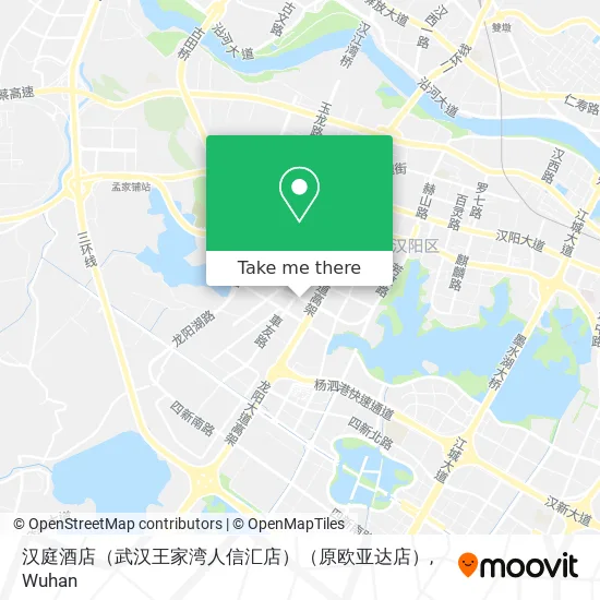 汉庭酒店（武汉王家湾人信汇店）（原欧亚达店） map