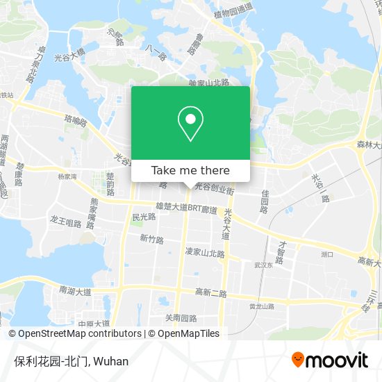 保利花园-北门 map