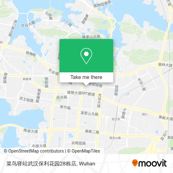 菜鸟驿站武汉保利花园28栋店 map
