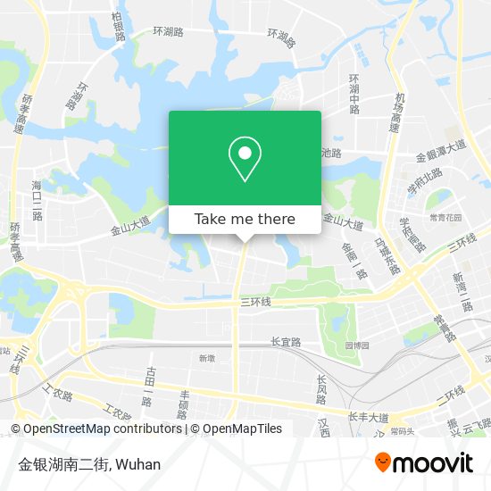 金银湖南二街 map