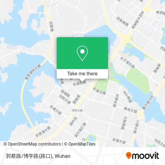 郭蔡路/博学路(路口) map