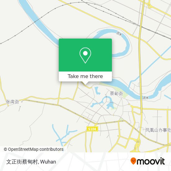 文正街蔡甸村 map