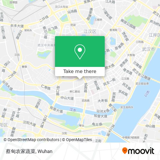 蔡甸农家蔬菜 map