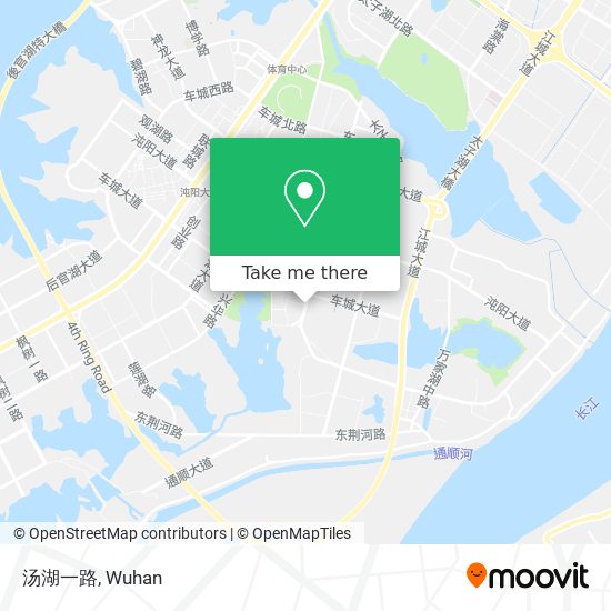 汤湖一路 map