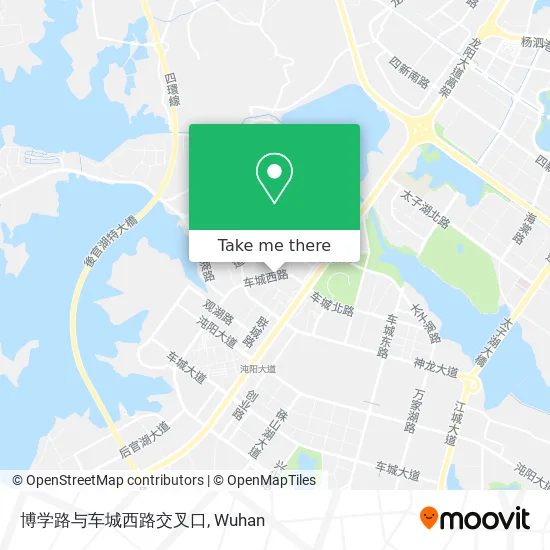 博学路与车城西路交叉口 map