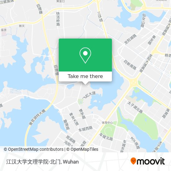江汉大学文理学院-北门 map