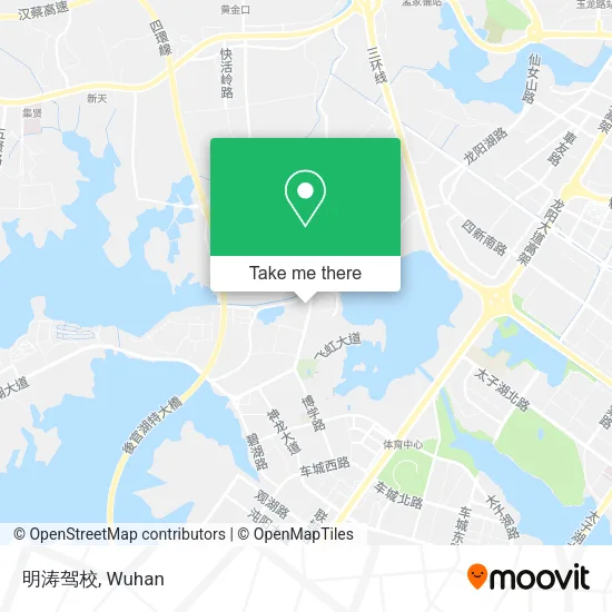明涛驾校 map