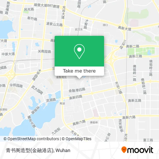 青书阁造型(金融港店) map