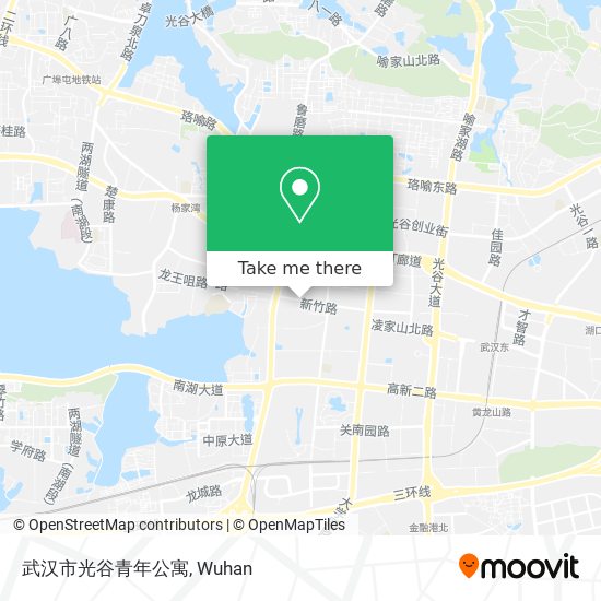武汉市光谷青年公寓 map
