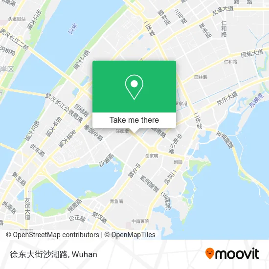 徐东大街沙湖路 map
