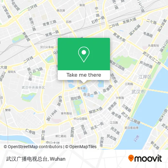 武汉广播电视总台 map