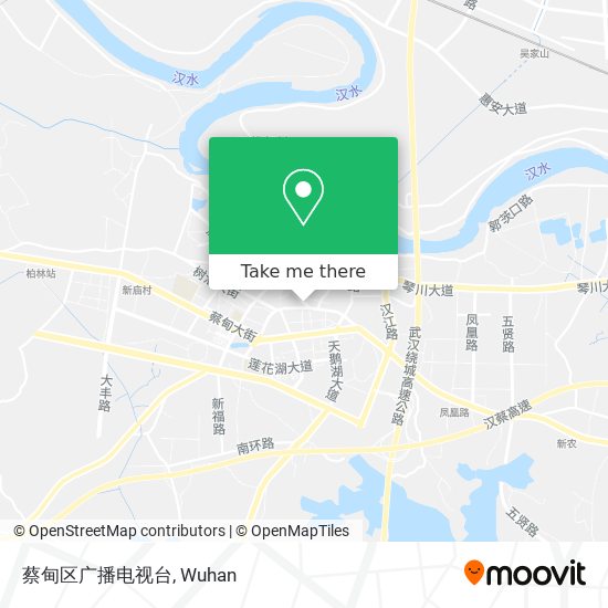蔡甸区广播电视台 map