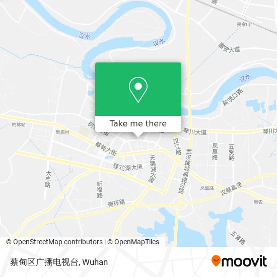 蔡甸区广播电视台 map
