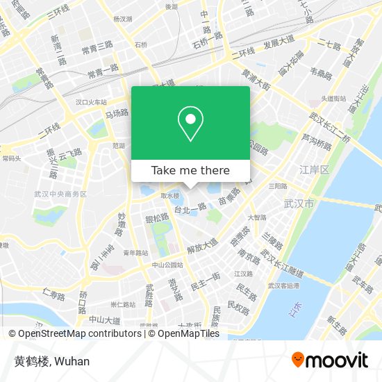 黄鹤楼 map