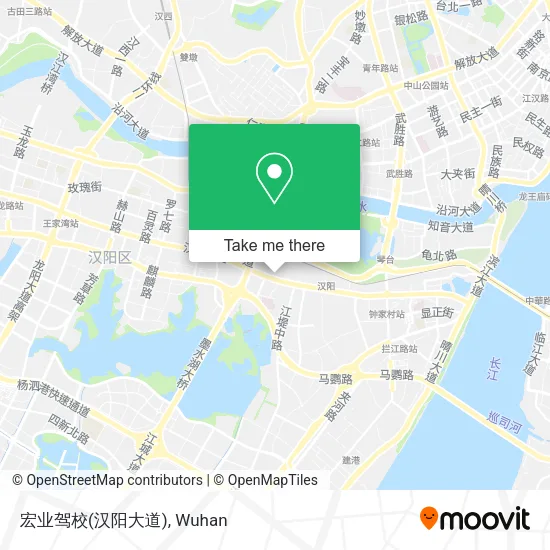 宏业驾校(汉阳大道) map