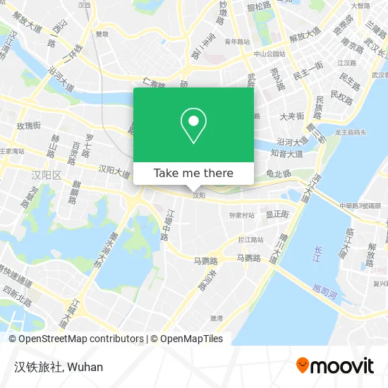 汉铁旅社 map