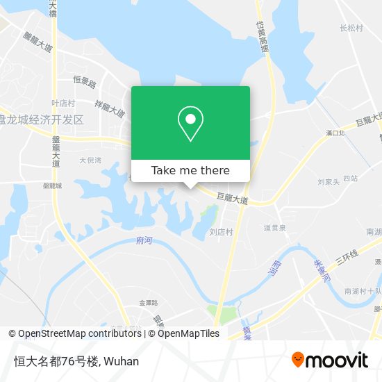 恒大名都76号楼 map