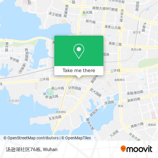 汤逊湖社区76栋 map