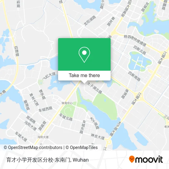 育才小学开发区分校-东南门 map