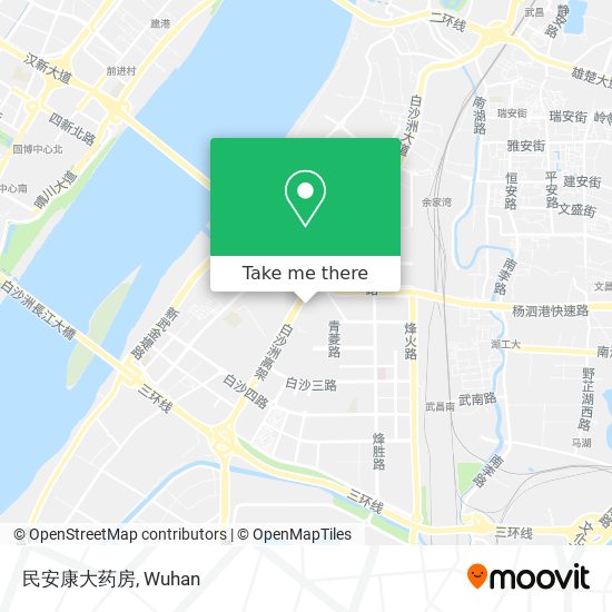 民安康大药房 map