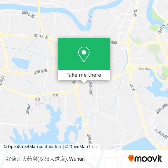 好药师大药房(汉阳大道店) map