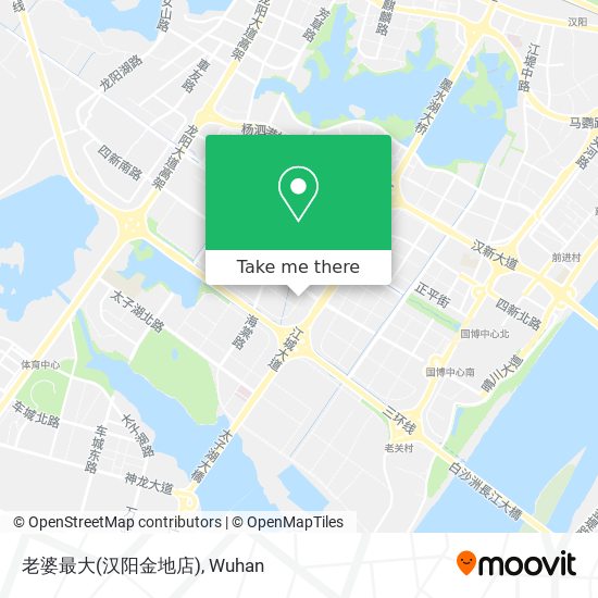 老婆最大(汉阳金地店) map