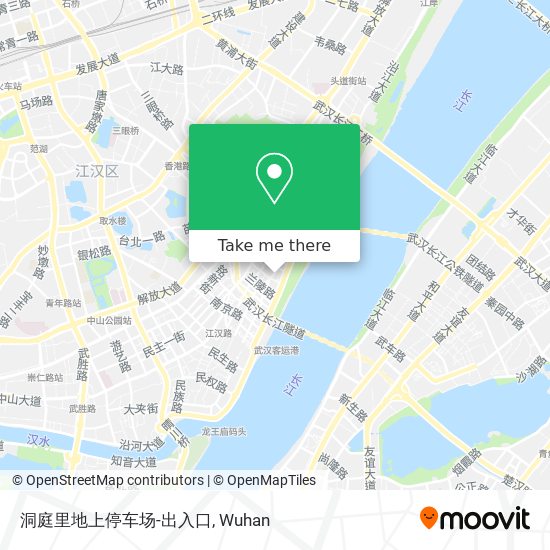 洞庭里地上停车场-出入口 map