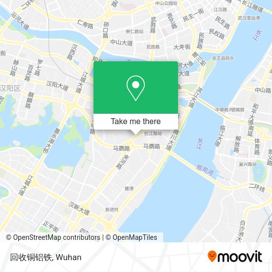 回收铜铝铁 map