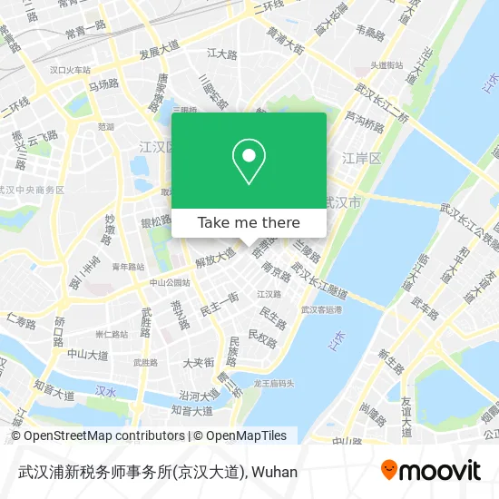 武汉浦新税务师事务所(京汉大道) map