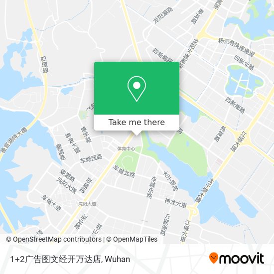 1+2广告图文经开万达店 map