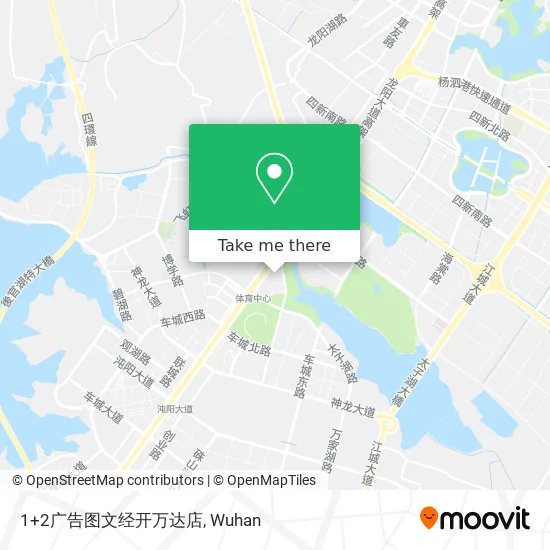 1+2广告图文经开万达店 map