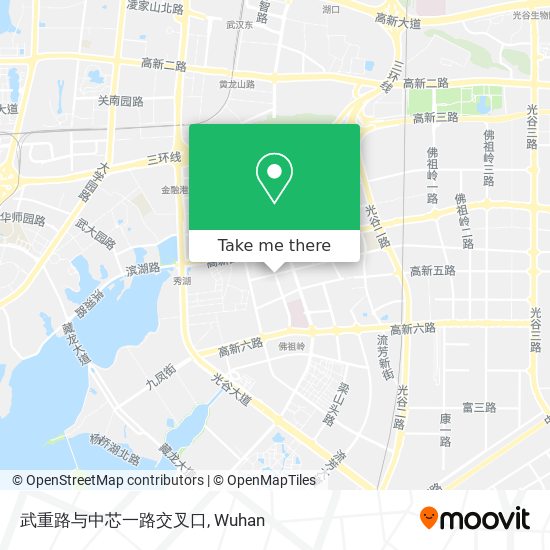 武重路与中芯一路交叉口 map