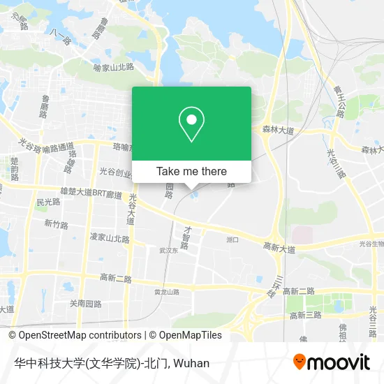 华中科技大学(文华学院)-北门 map