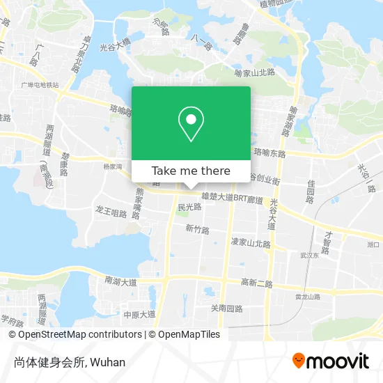 尚体健身会所 map