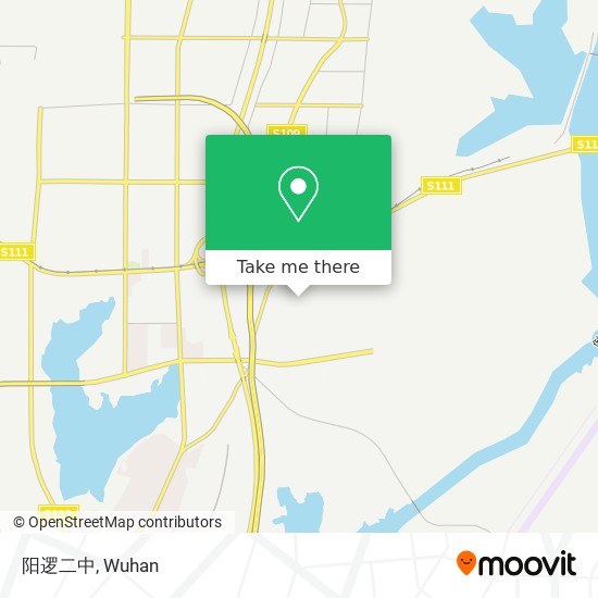 阳逻二中 map