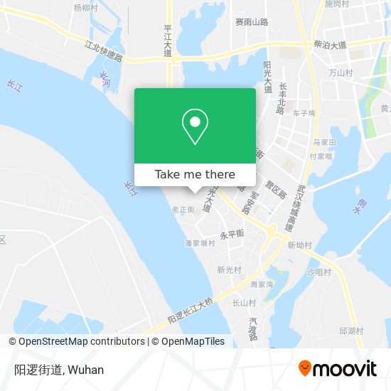 阳逻街道 map