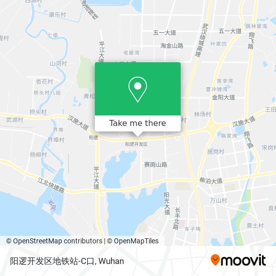 阳逻开发区地铁站-C口 map