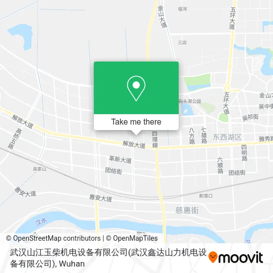武汉山江玉柴机电设备有限公司(武汉鑫达山力机电设备有限公司) map